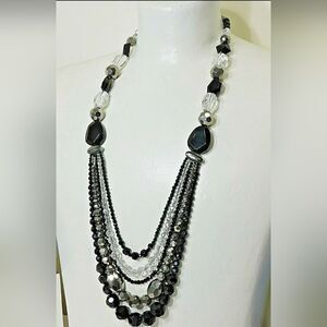 Stunning Lia Sophia Statement Chunky Necklace, NWOT 27"-30"